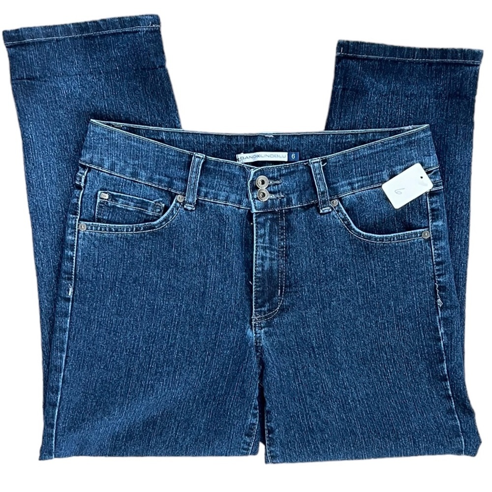 BANDOLINO Cropped Blue Jeans Size 6
